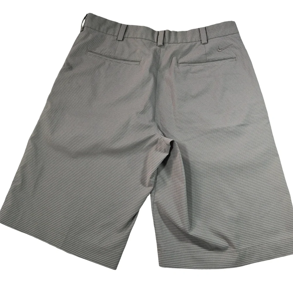Nike Men's Flat Front Resortwear Athleisure Golf Preformance Striped Shorts